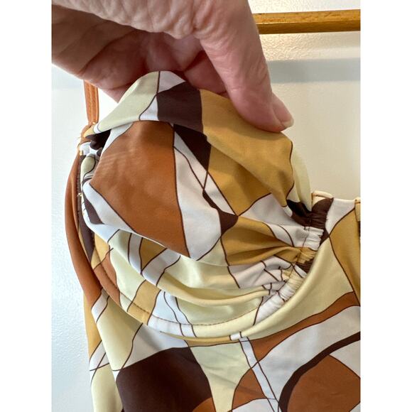 Anthropologie NWT Faithfull Gabriela One-Piece Swimsuit Sassari Print Size 8 - Picture 9 of 10